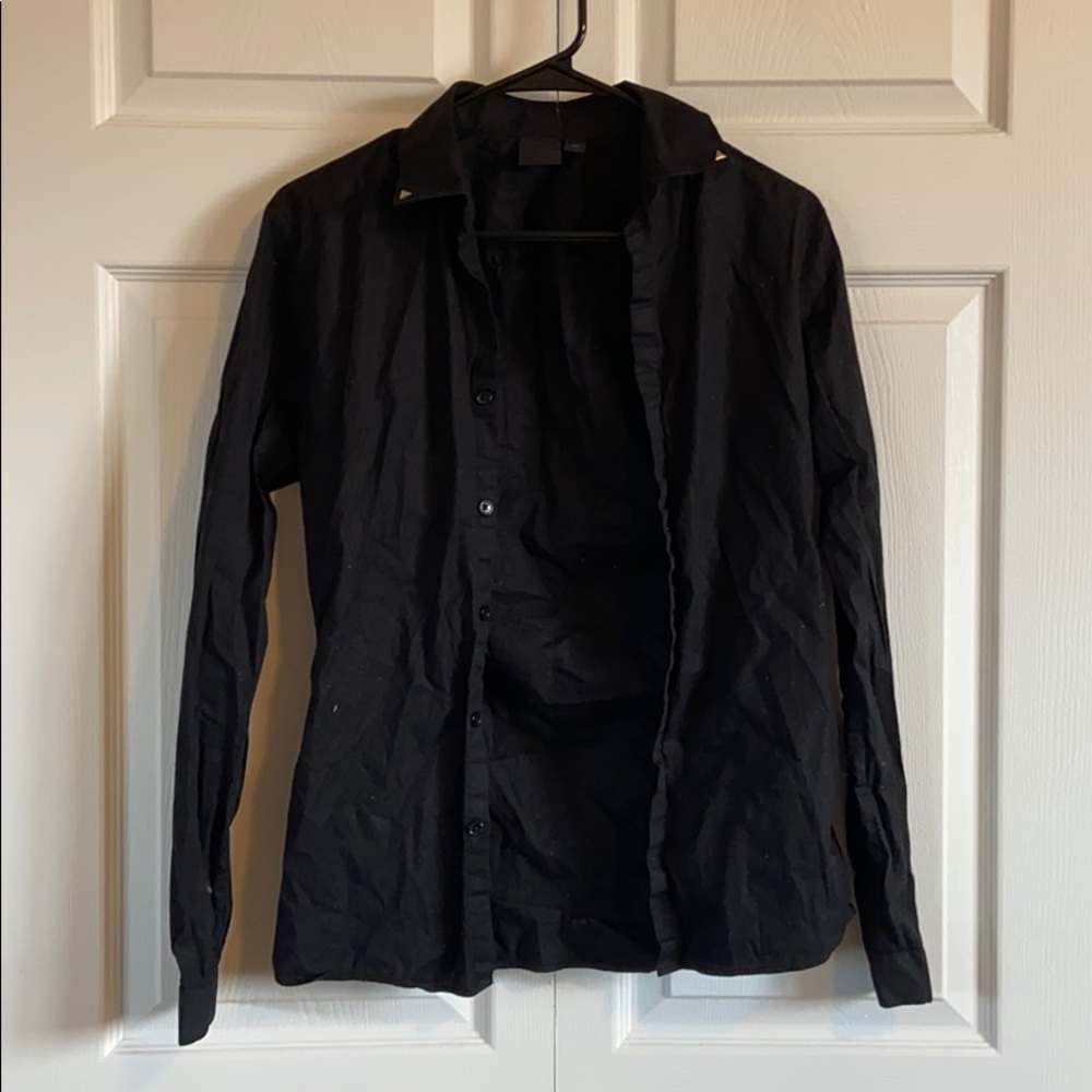 black button up